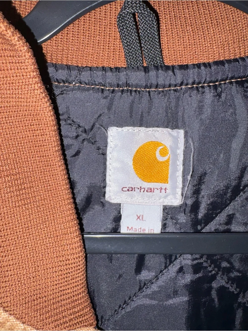Carhartt Brown Duck Canvas Work Vest